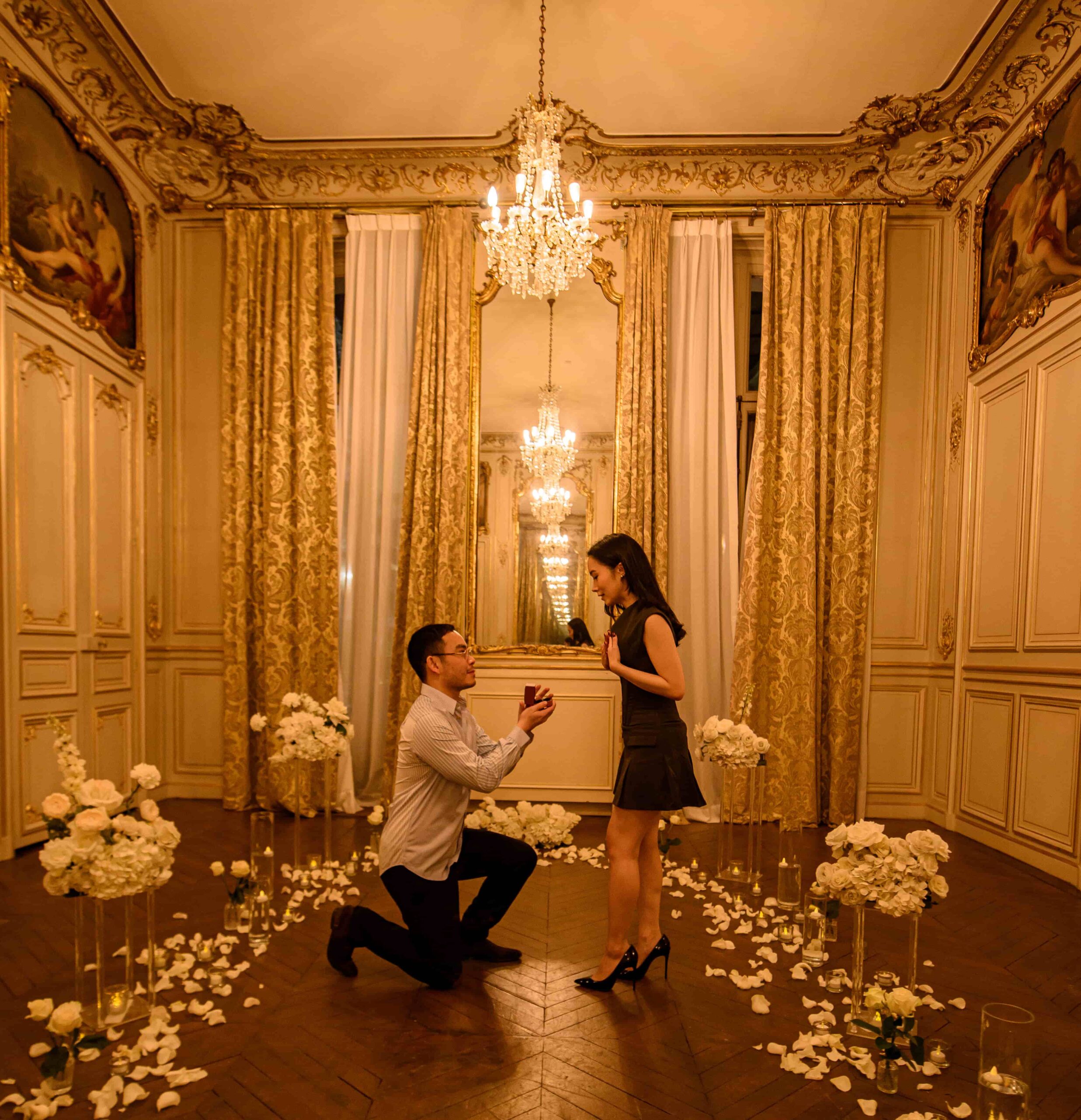 demande en mariage Versailles