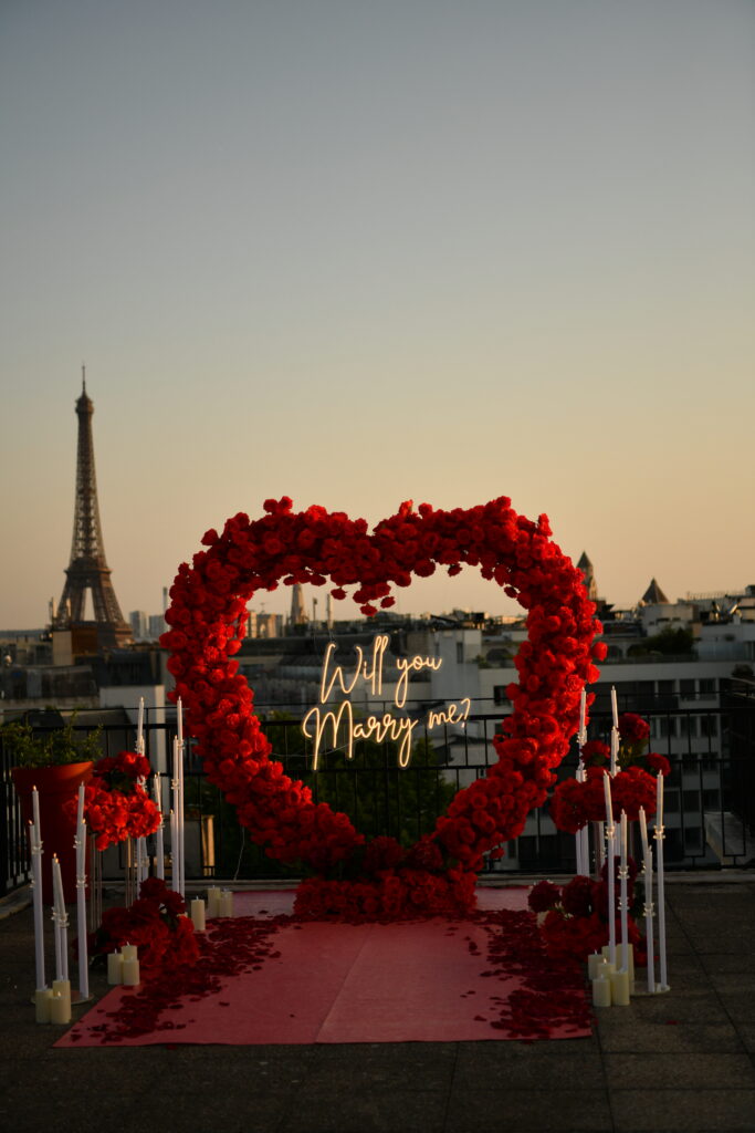 Ramses rooftop with a panoramic view of the city's iconic landmark