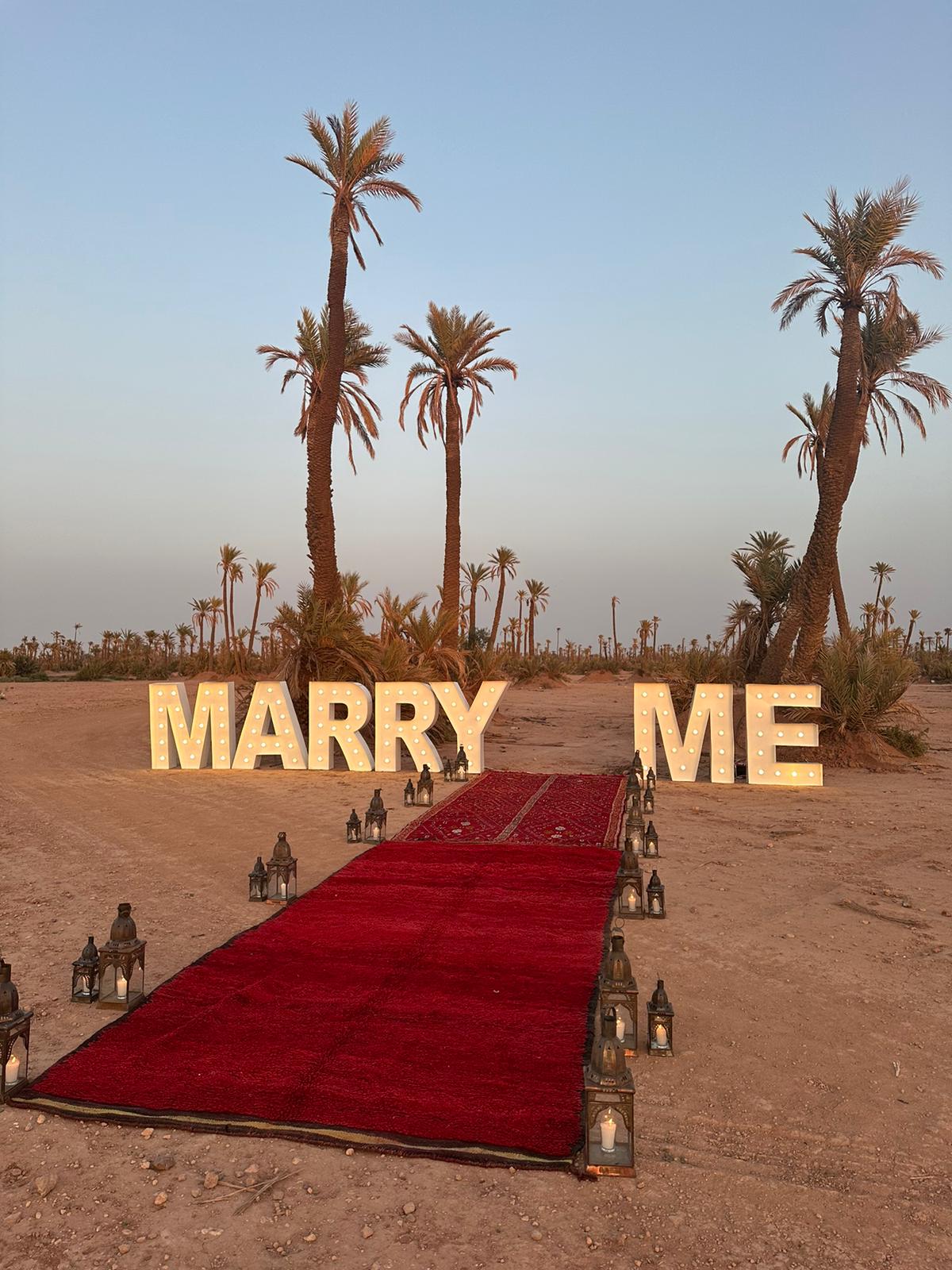 demande en mariage marrakech