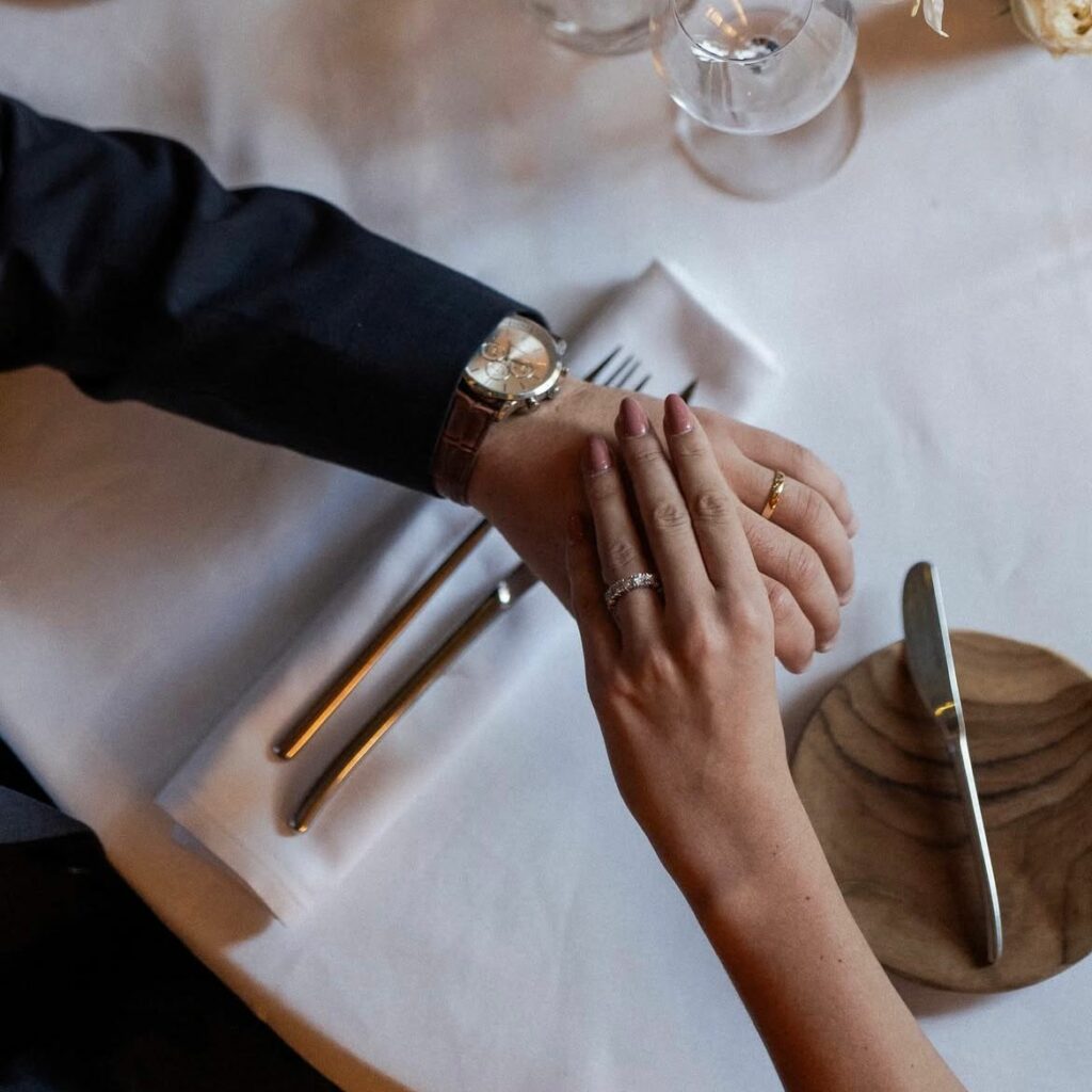 Engagement ring in Paris